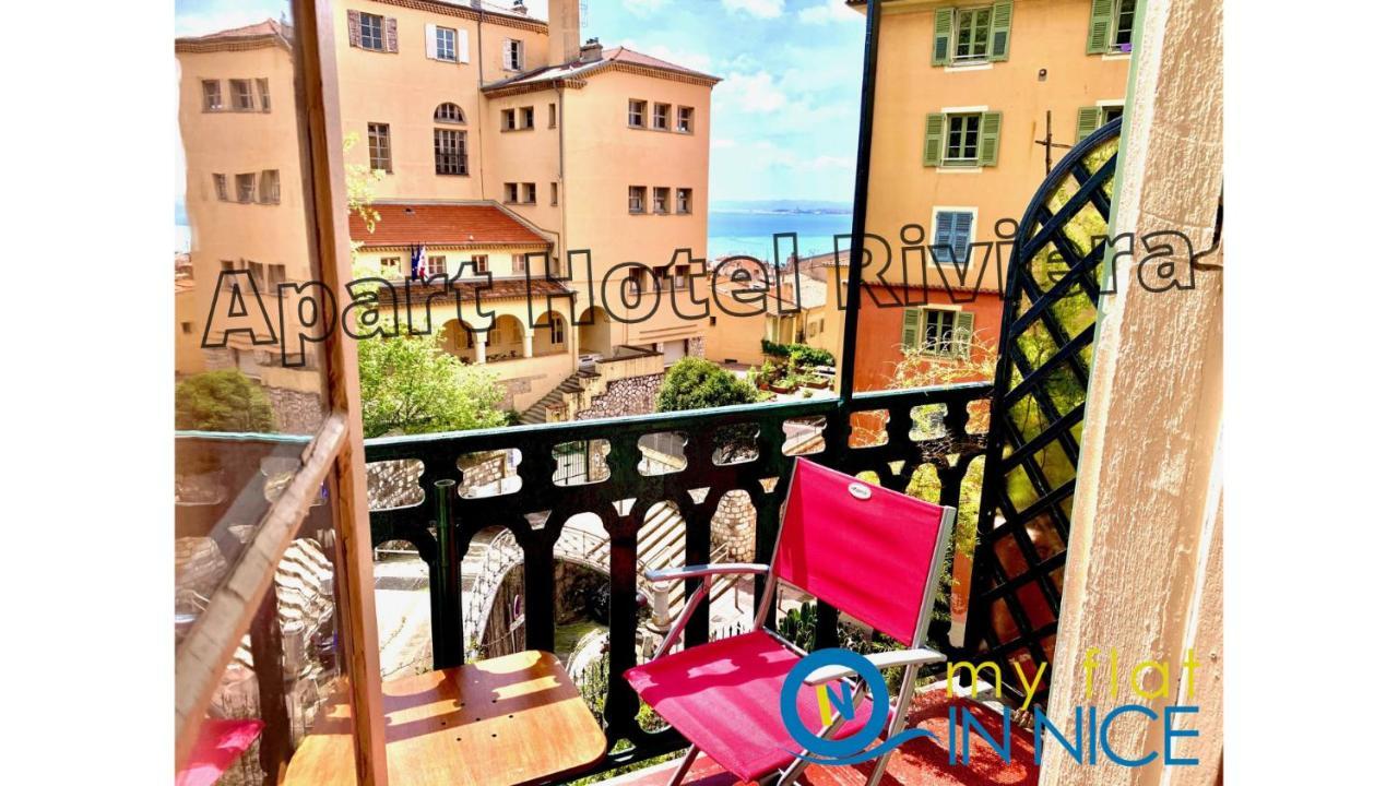 Aparthotel Riviera - Balcon Honore 1 - Old Town - 5 Mn Promenade Des Anglais Et Plage - Charme Absolu - Appartement 2 Pieces Avec Balcon Ac - Vue Mer Et Ville Nisa Exterior foto