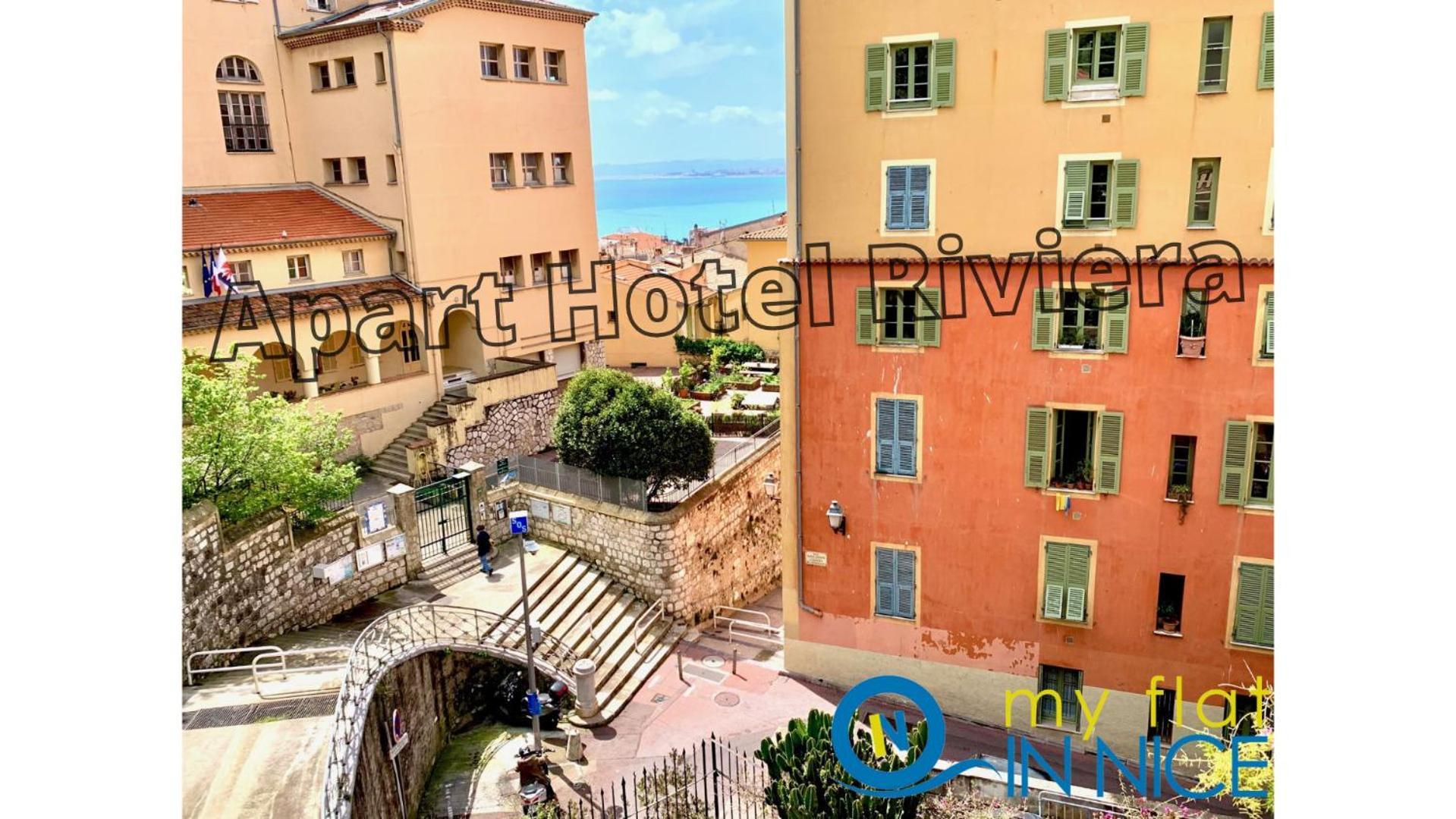Aparthotel Riviera - Balcon Honore 1 - Old Town - 5 Mn Promenade Des Anglais Et Plage - Charme Absolu - Appartement 2 Pieces Avec Balcon Ac - Vue Mer Et Ville Nisa Exterior foto